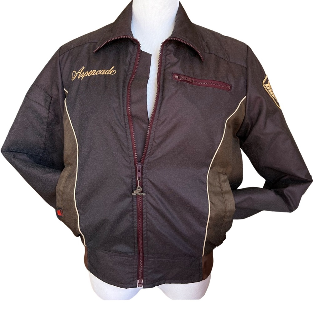 VTG 70s-80s Honda Motorcycle Jacket, MOTO, Biker Varsity,  Fitted Bomber Style